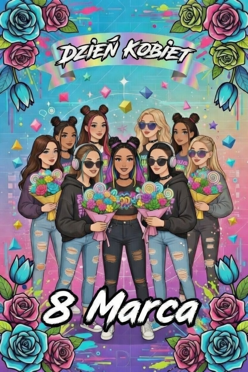 Grafika/Plakat na dzień kobiet